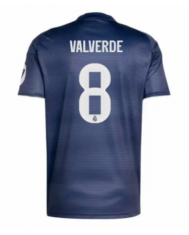 Billige Fotballdrakt Real Madrid Federico Valverde #8 Replika Bortedrakt 2025-26 Kortermet Billige Fotballdrakt Real Madrid Federico Valverde #8 Replika Bortedrakt 2025-26 Kortermet